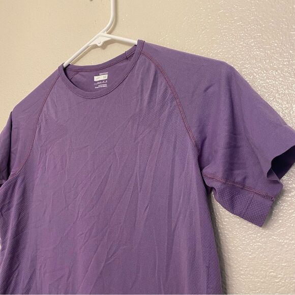 Nike purple lavender stretchy racer running dri fit compression fitted t shirt M - Picture 5 of 9